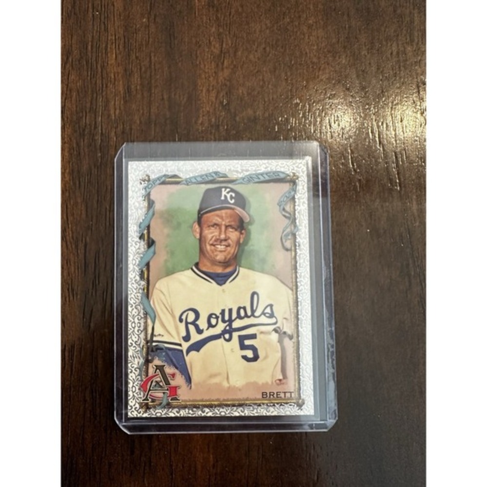 2023 Topps Allen & Ginter Foil Filigree George Brett #79 HOF Royals‎ Card PWE